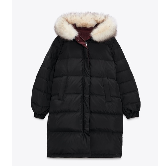 Zara reversible 2 color padded coat - Picture 2 of 8